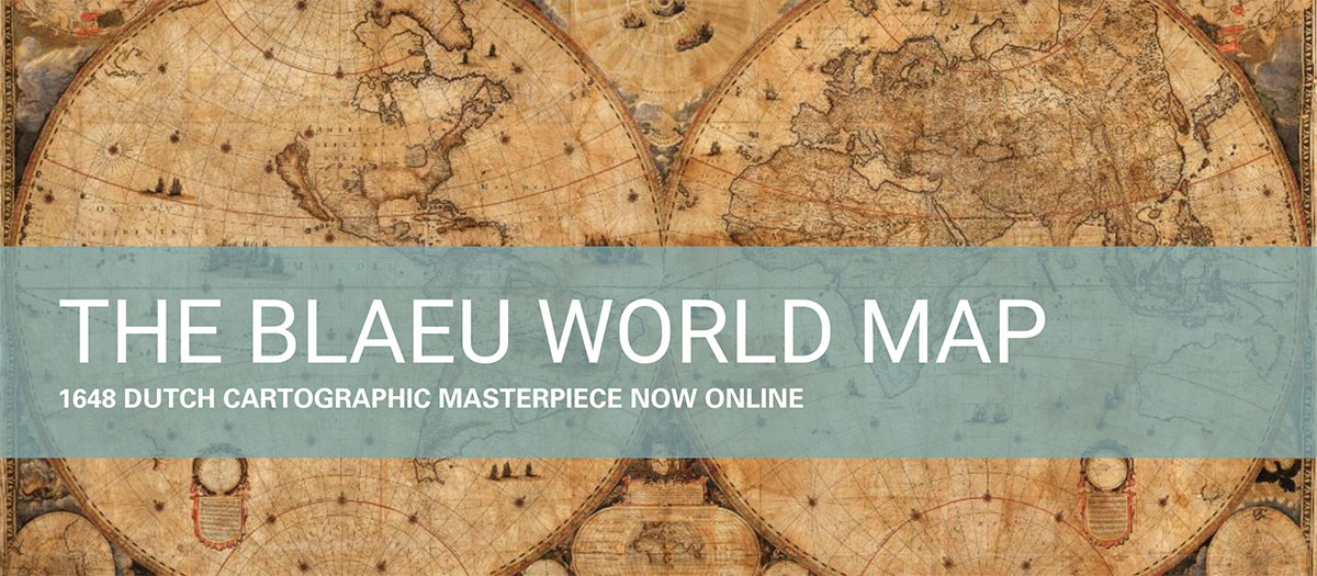 Blaeu World Map: 1648 Dutch cartographic masterpiece now online
