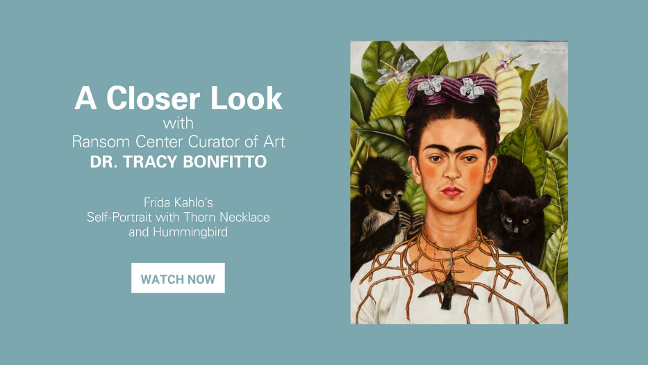 Video: Frida Kahlo's
                    Self-Portrait
